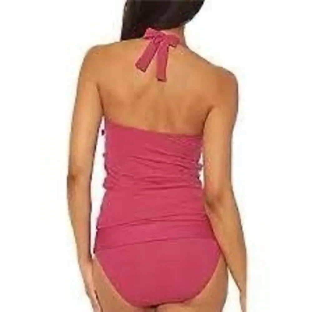 New. Bleu Rod Beattie rouge smocked tankini set Size 8. Retails $161